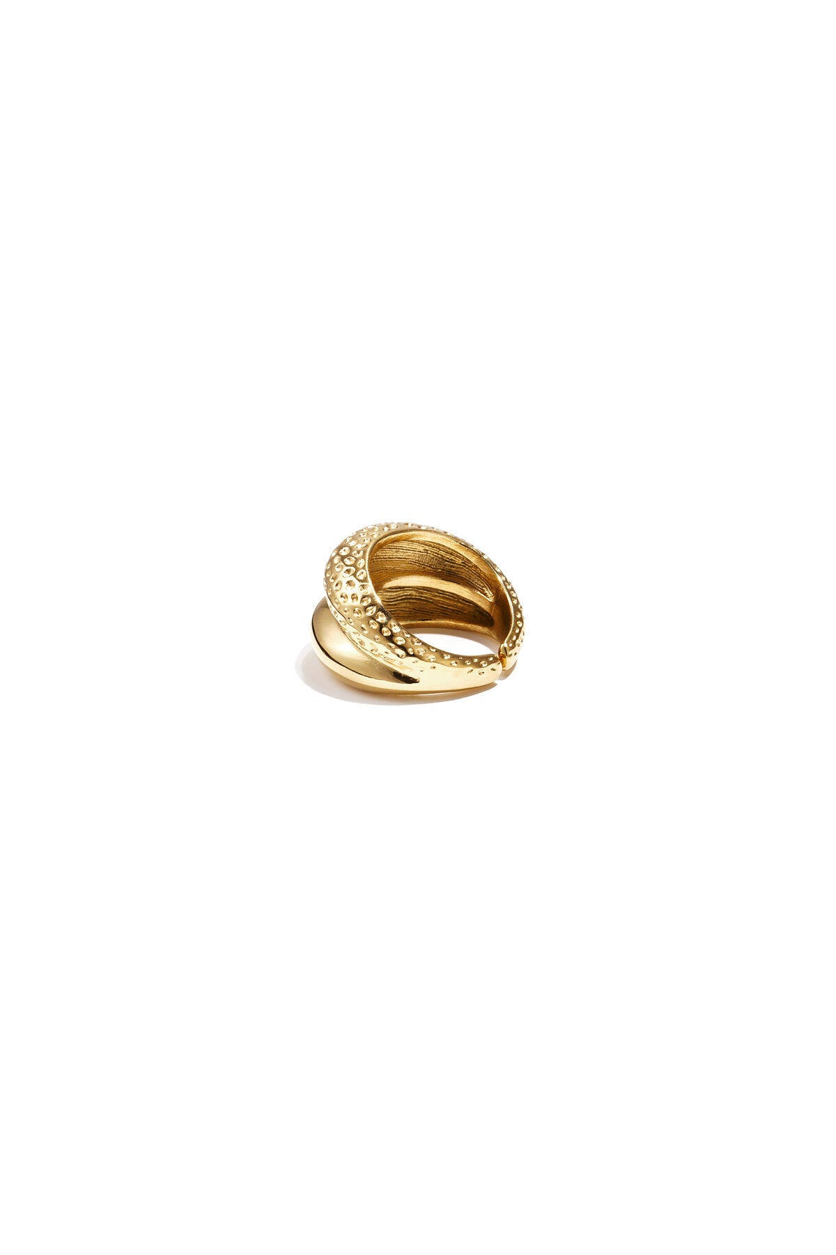 Double ring with structure