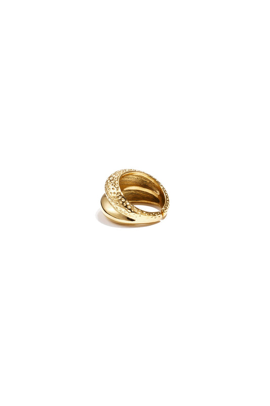 Double ring with structure